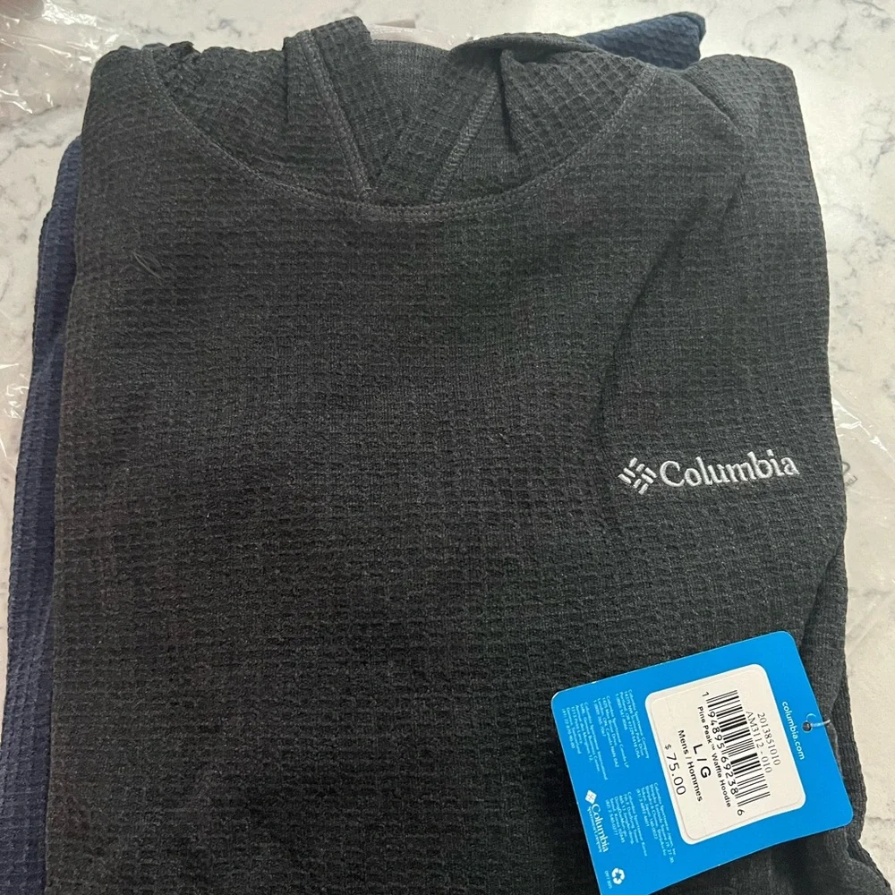 Set of two new with tags Men's Columbia Pine Peak™ II Waffle Hoodie Size Large - Picture 2 of 6
